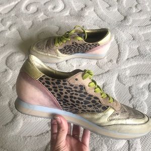 Womens Leopard Print Sneakers